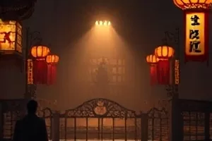 科幻短剧琥珀时光机的琥珀色时间舱与光束封面